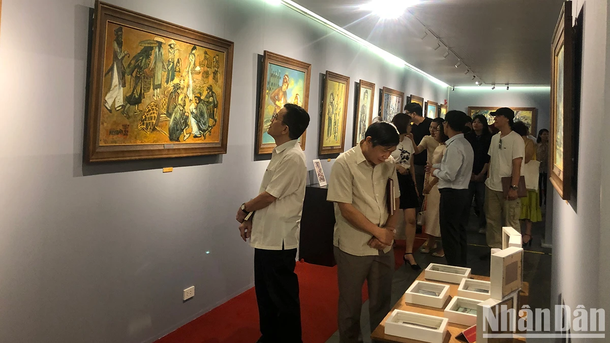 Nhật ký chiến trường Điện Biên Phủ trong tranh của cố họa sĩ Lê Huy Toàn ảnh 2