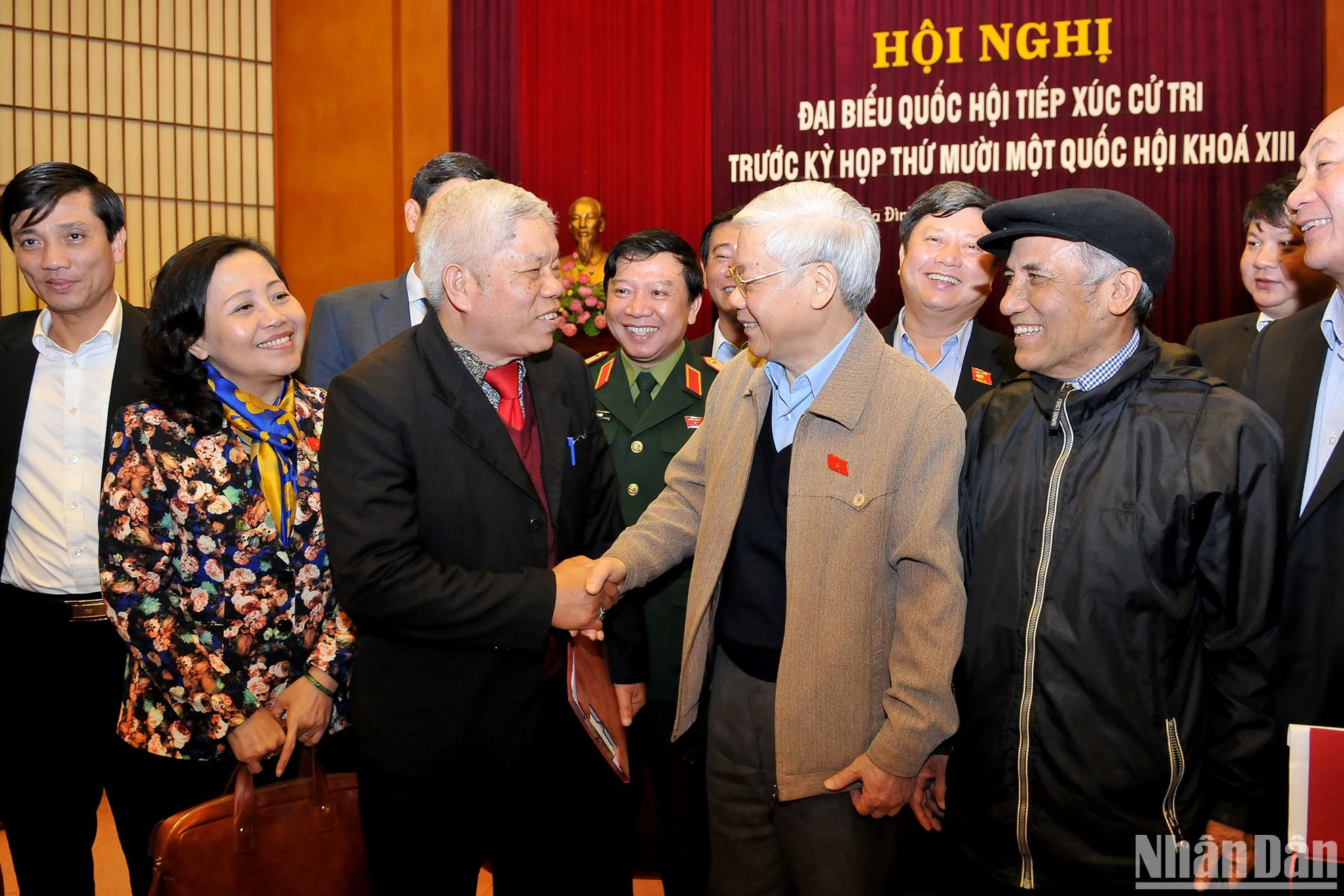 [Ảnh] Tổng Bí thư Nguyễn Phú Trọng - một phong cách mẫu mực của đại biểu nhân dân ảnh 6
