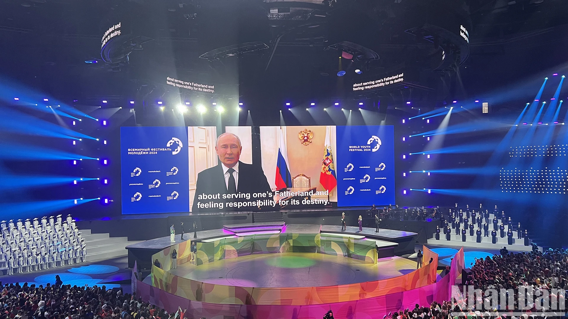 [Ảnh] Khai mạc Liên hoan Thanh niên Thế giới 2024 tại Liên bang Nga ảnh 1