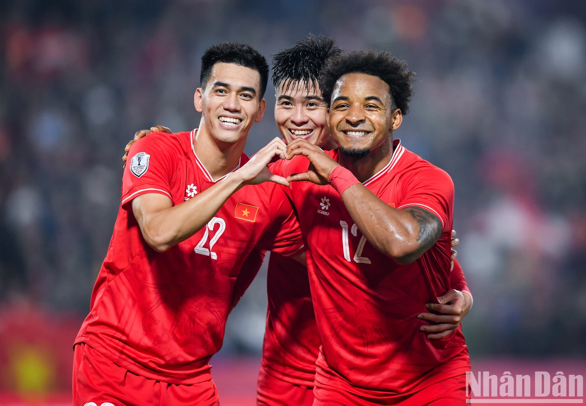 [Ảnh] Xuân Son lập cú đúp, đội tuyển Việt Nam thắng đội tuyển Singapore 3-1 ảnh 15