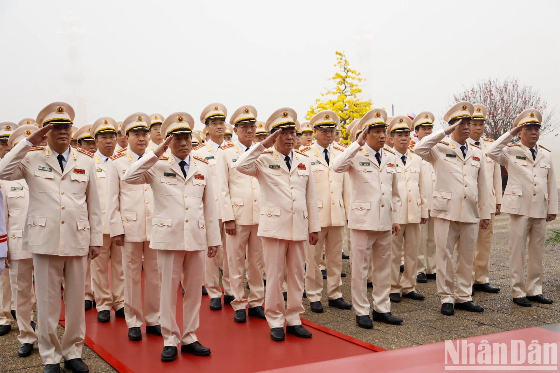 Lãnh đạo Đảng, Nhà nước đặt vòng hoa và vào Lăng viếng Chủ tịch Hồ Chí Minh- Ảnh 7.