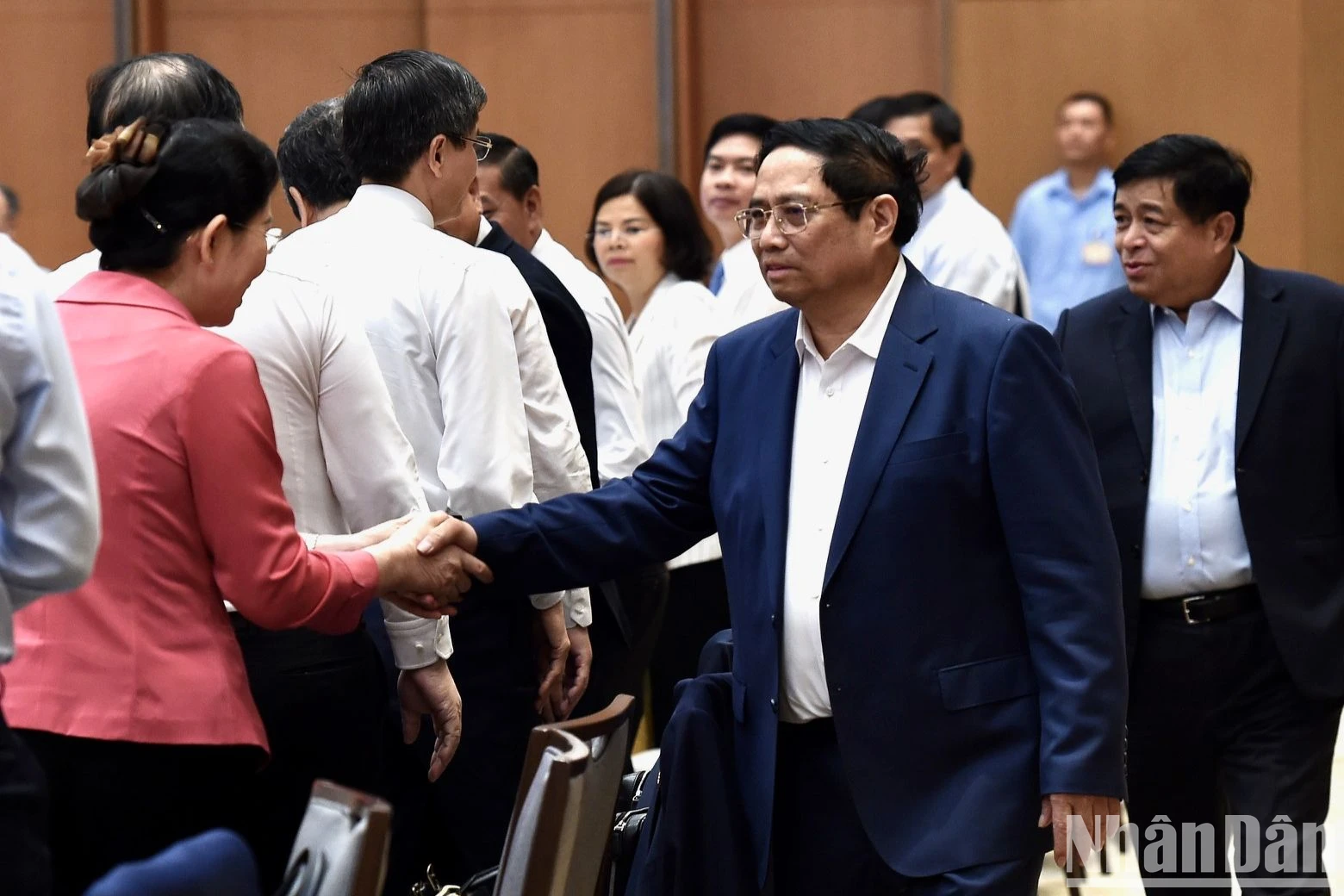 [Ảnh] Thủ tướng Phạm Minh Chính chủ trì Hội nghị lần thứ 3 Hội đồng điều phối vùng Đồng bằng sông Hồng ảnh 1
