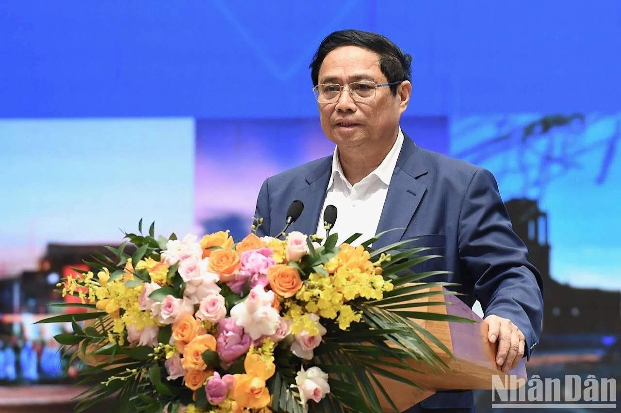 [Ảnh] Thủ tướng Phạm Minh Chính chủ trì Hội nghị lần thứ 3 Hội đồng điều phối vùng Đồng bằng sông Hồng ảnh 3
