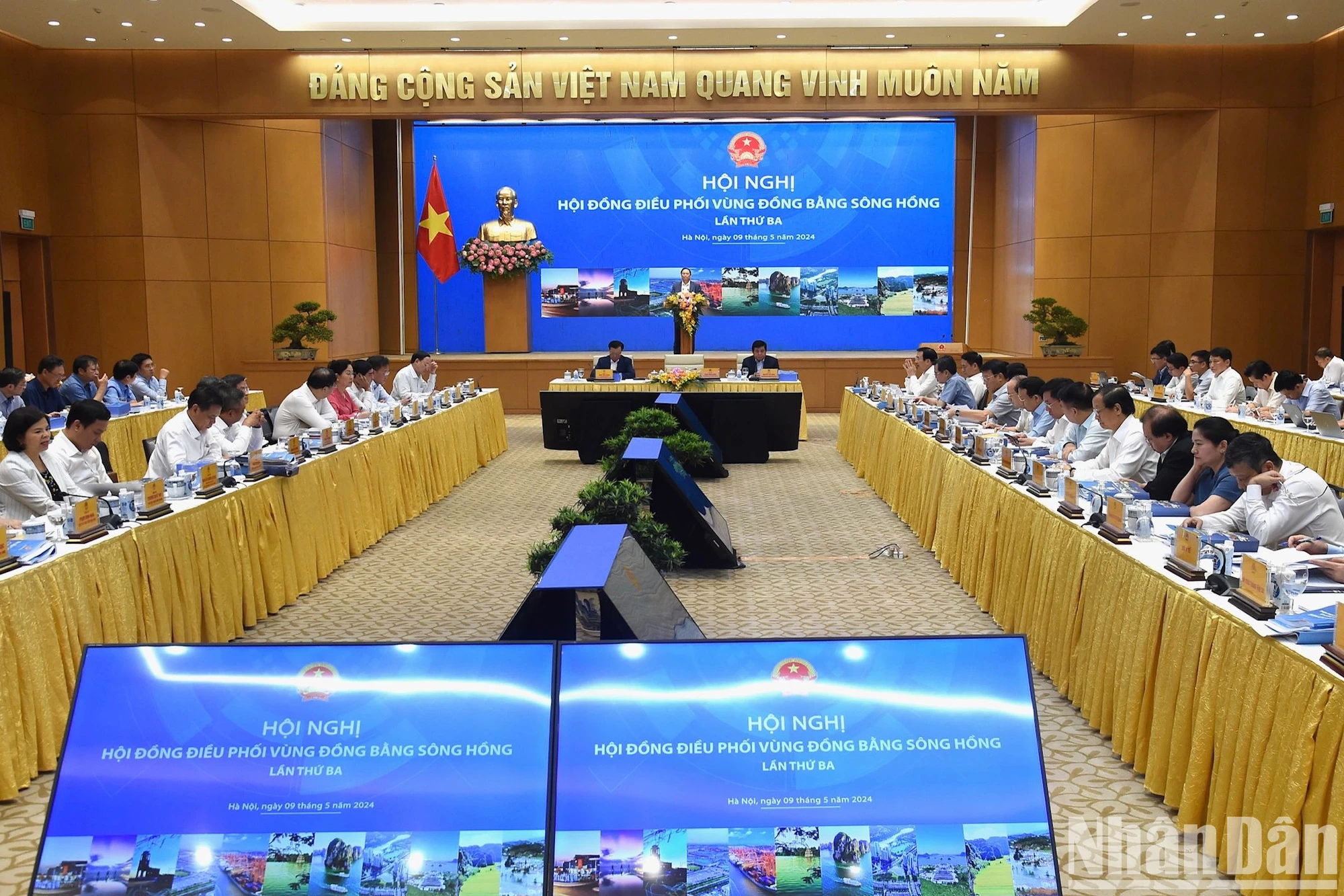 [Ảnh] Thủ tướng Phạm Minh Chính chủ trì Hội nghị lần thứ 3 Hội đồng điều phối vùng Đồng bằng sông Hồng ảnh 18