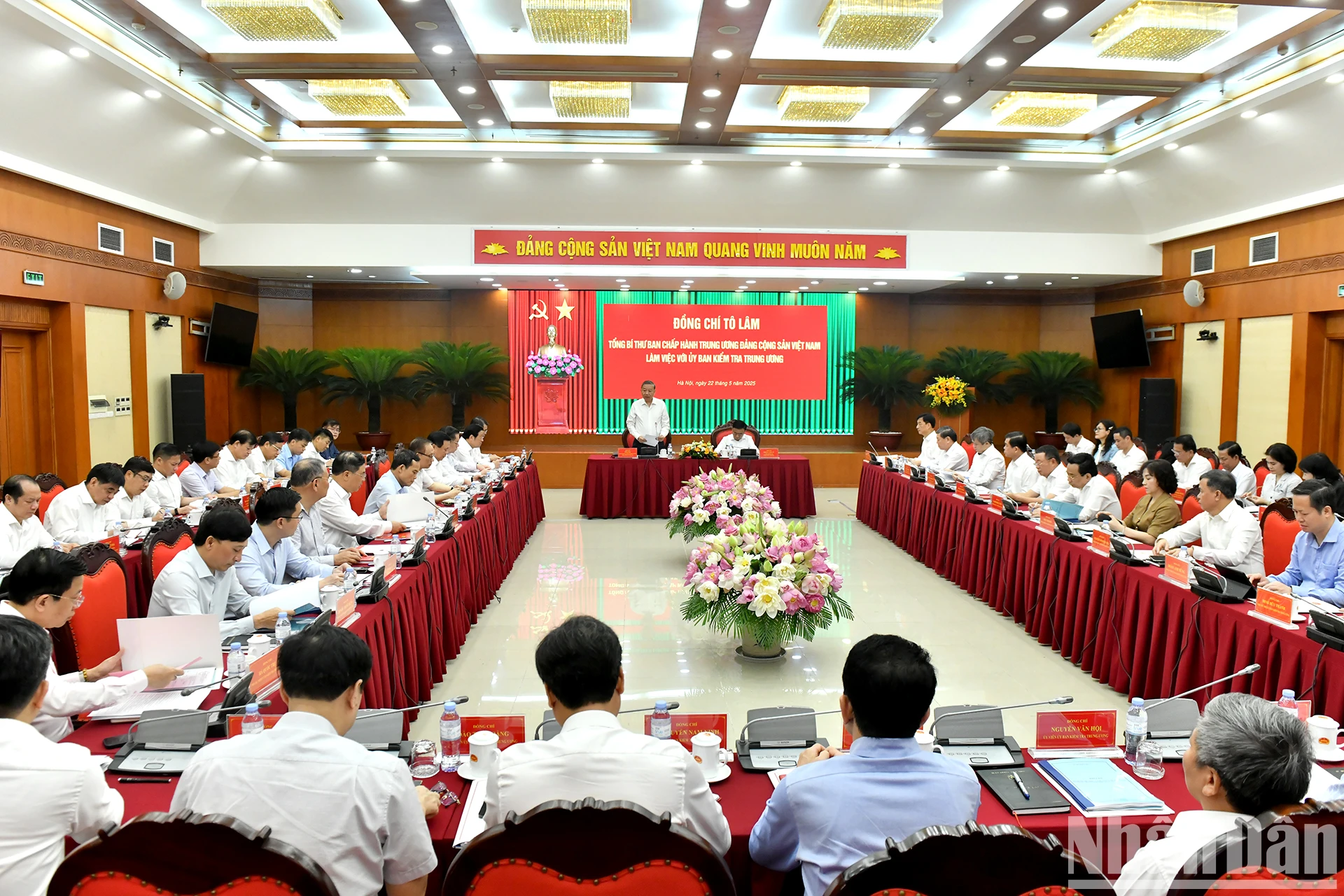 [Ảnh] Tổng Bí thư Tô Lâm làm việc với Ủy ban Kiểm tra Trung ương ảnh 8