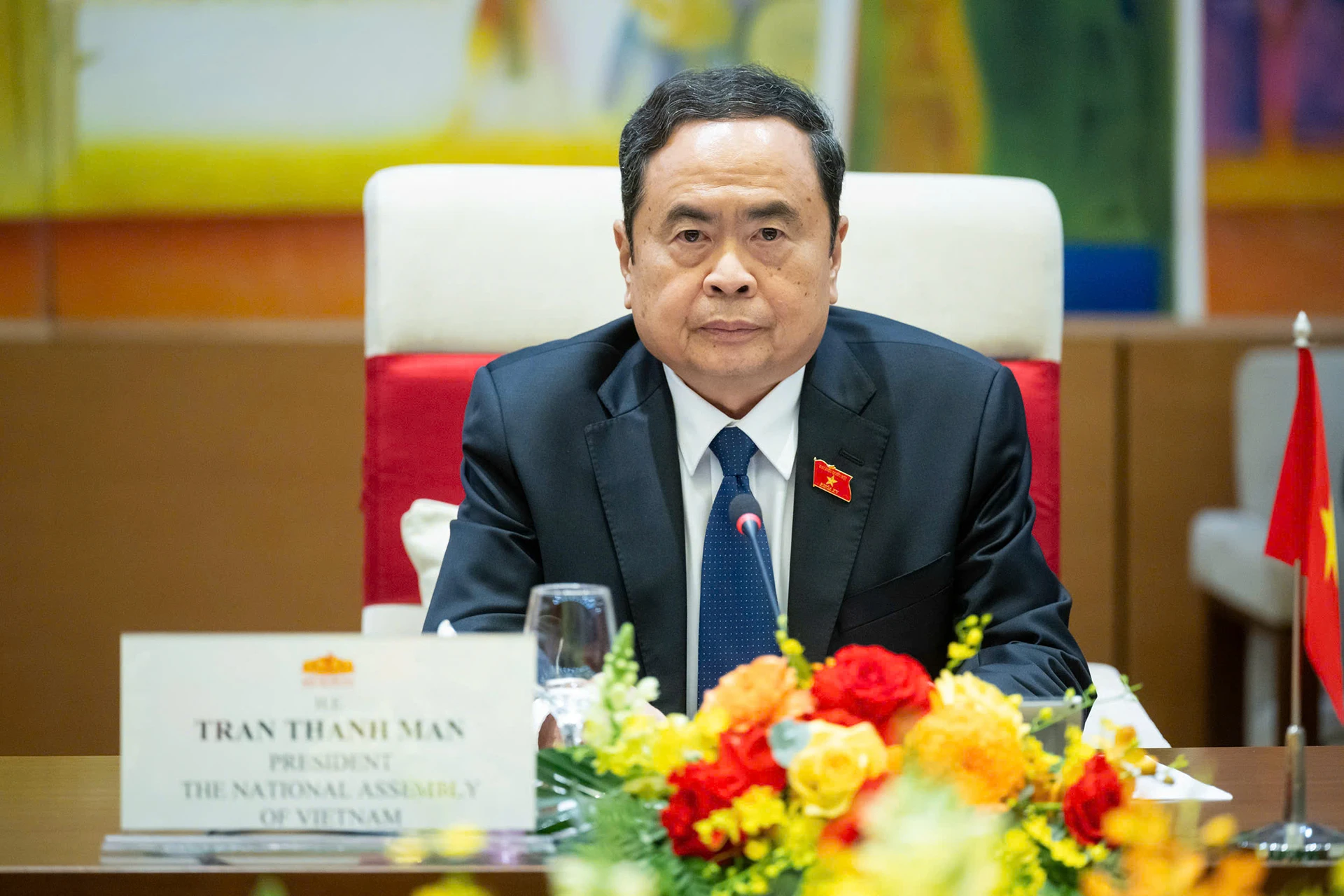 [Ảnh] Chủ tịch Quốc hội Trần Thanh Mẫn hội kiến Tổng thống Sri Lanka Anura Kumara Dissanayaka ảnh 5