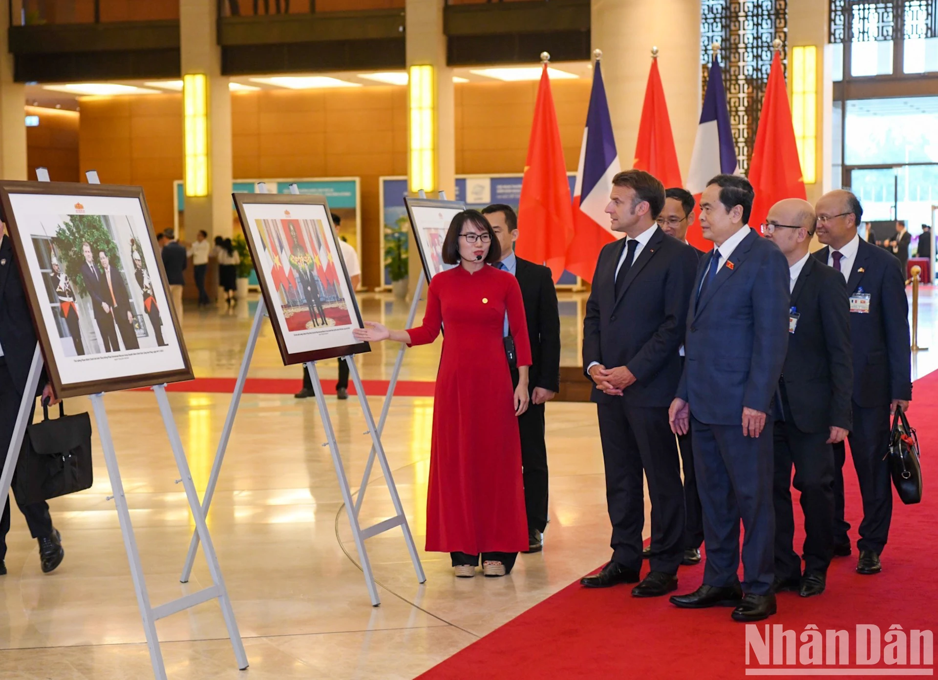 [Ảnh] Chủ tịch Quốc hội Trần Thanh Mẫn hội kiến Tổng thống Pháp Emmanuel Macron ảnh 4