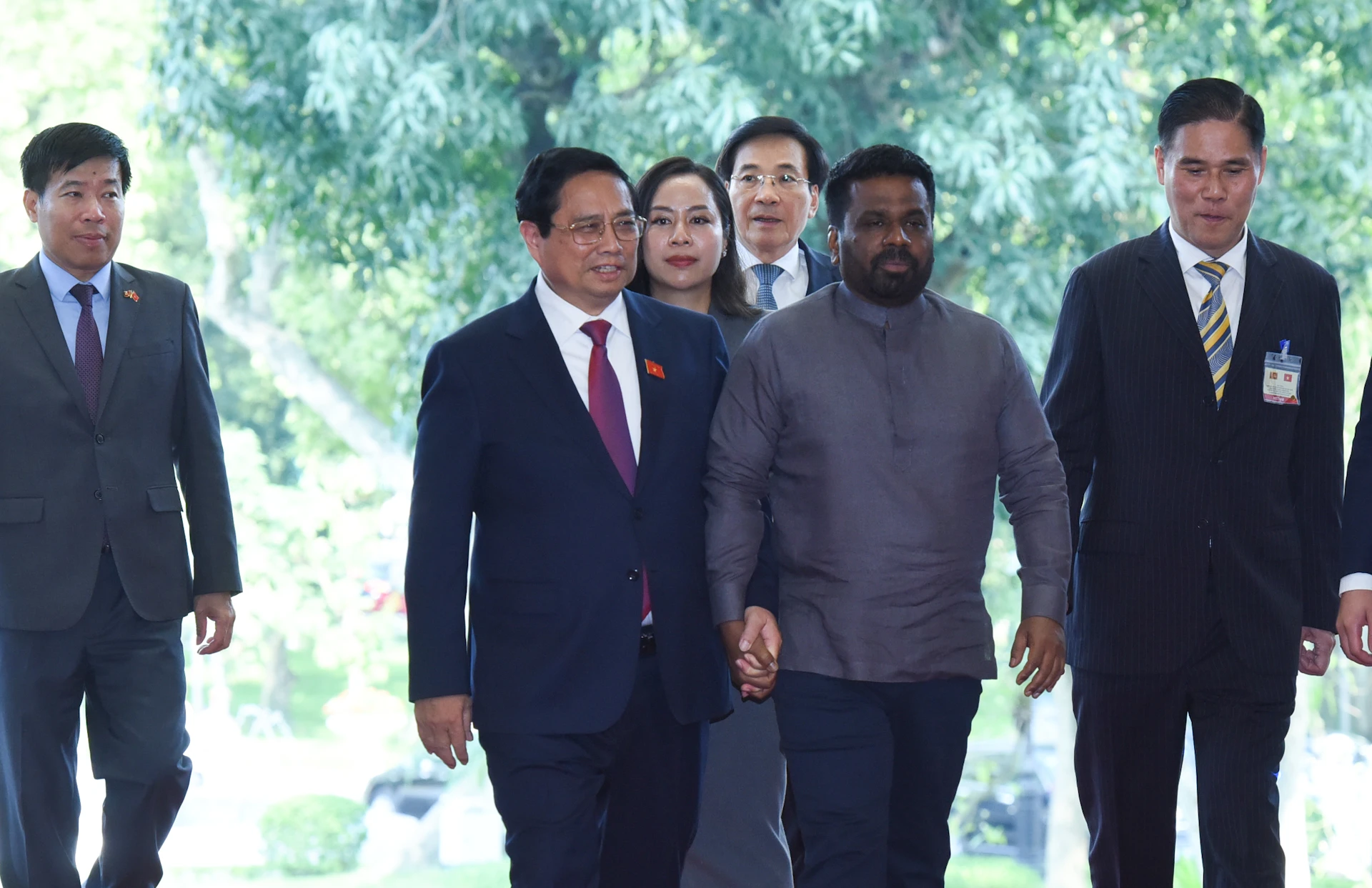 [Ảnh] Thủ tướng Phạm Minh Chính hội kiến Tổng thống Sri Lanka Anura Kumara Dissanayaka ảnh 1
