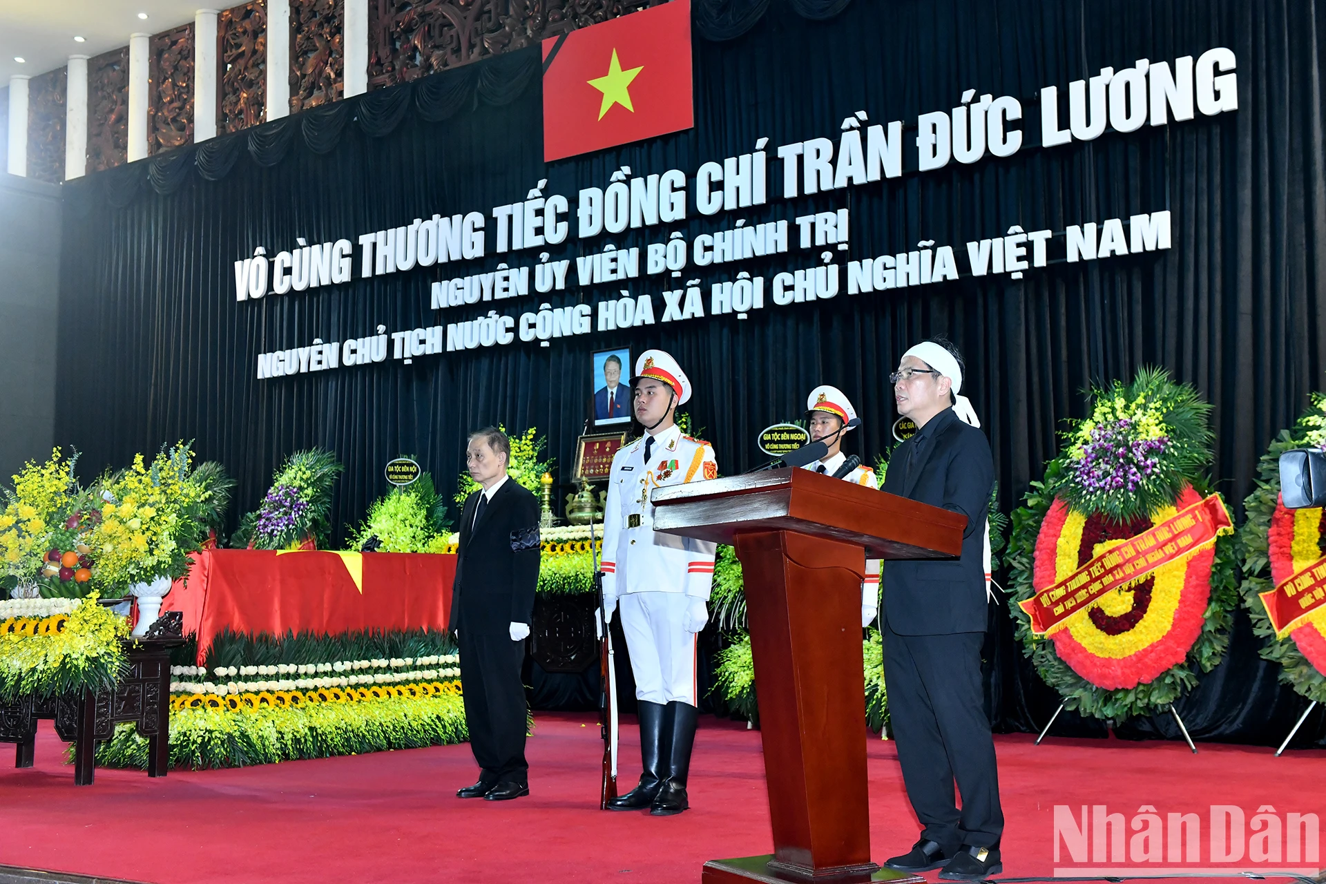 Cử hành trọng thể Lễ truy điệu nguyên Chủ tịch nước Trần Đức Lương ảnh 4