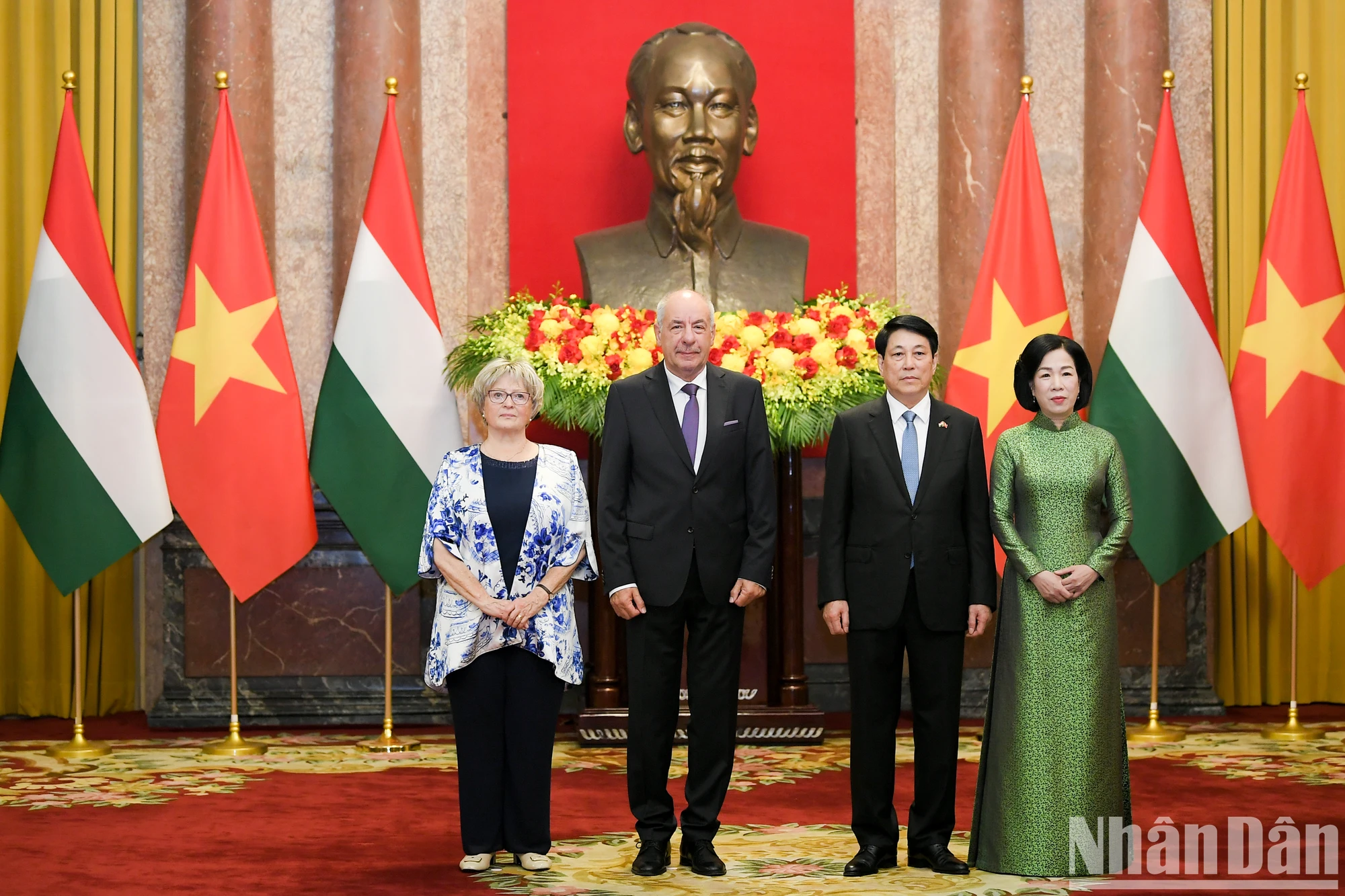 [Photo] President Luong Cuong holds talks with Hungarian President Sulyok Tamás photo 7