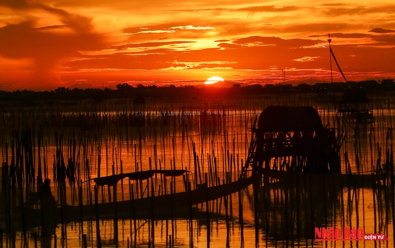 Hoàng hôn tuyệt đẹp trên phá Tam Giang -0