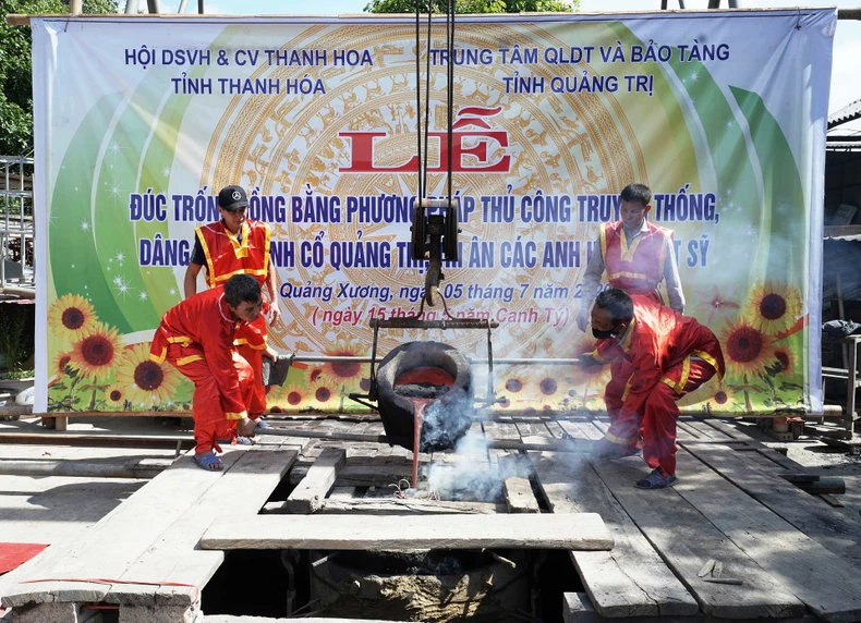 Thanh Hóa đúc trống đồng dâng tặng, trưng bày tại Thành cổ Quảng Trị -0