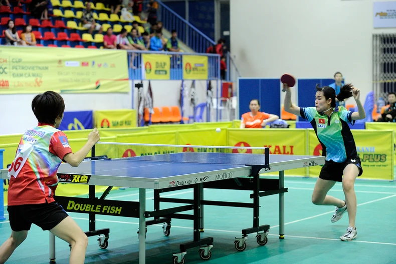 Những hình ảnh đẹp tại các Giải vô địch bóng bàn toàn quốc Báo Nhân Dân -1