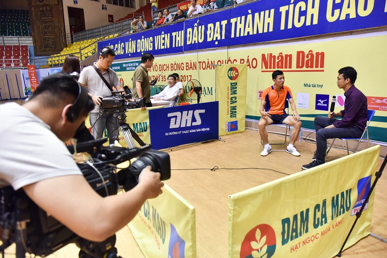 Những hình ảnh đẹp tại các Giải vô địch bóng bàn toàn quốc Báo Nhân Dân -6