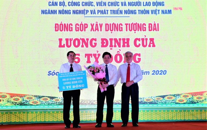 Khánh thành tượng đài nhà nông học Lương Định Của -0