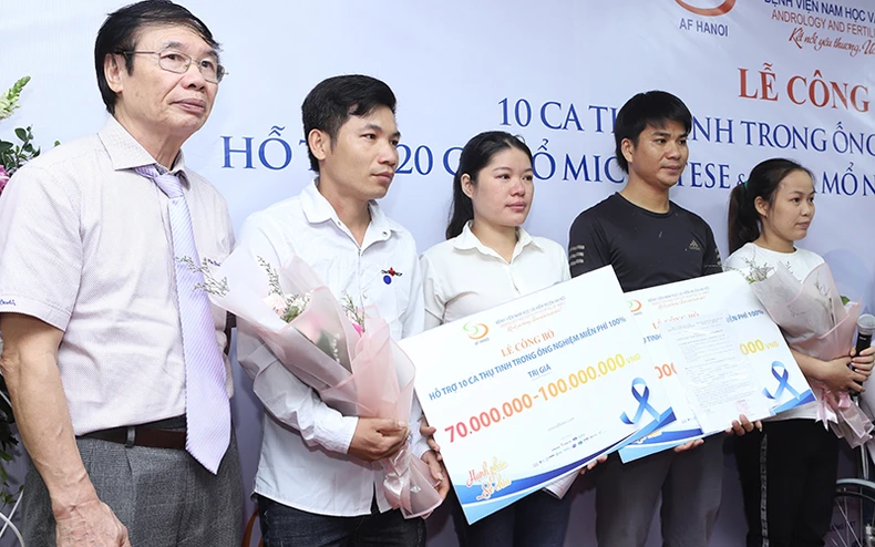 Chắp cánh ước mơ làm cha mẹ cho các cặp đôi đặc biệt hiếm muộn -0