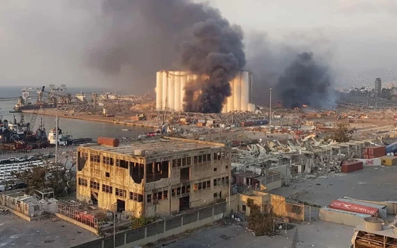 Từ hiện trường vụ nổ kinh hoàng tại Lebanon -0