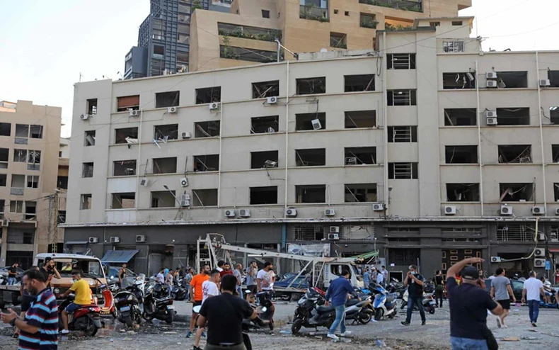 Từ hiện trường vụ nổ kinh hoàng tại Lebanon -0