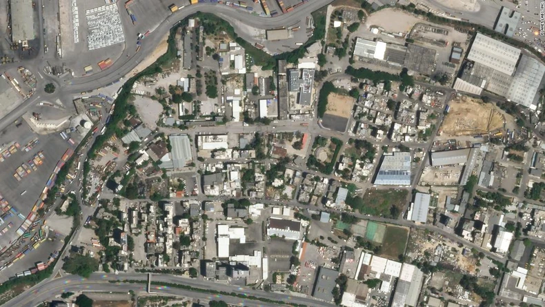Ảnh vệ tinh trước và sau vụ nổ ở Lebanon -0