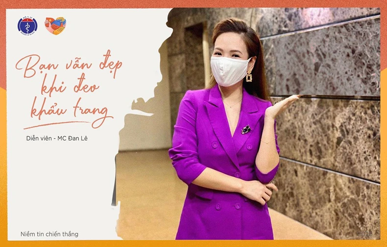 Nhiều nghệ sĩ, diễn viên hưởng ứng chiến dịch “Bạn vẫn đẹp khi đeo khẩu trang” -0