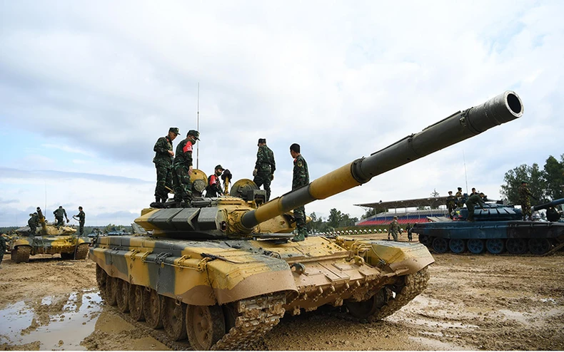 Đội tuyển Xe tăng Việt Nam tạm xếp thứ 2 sau hai lượt vòng loại -0