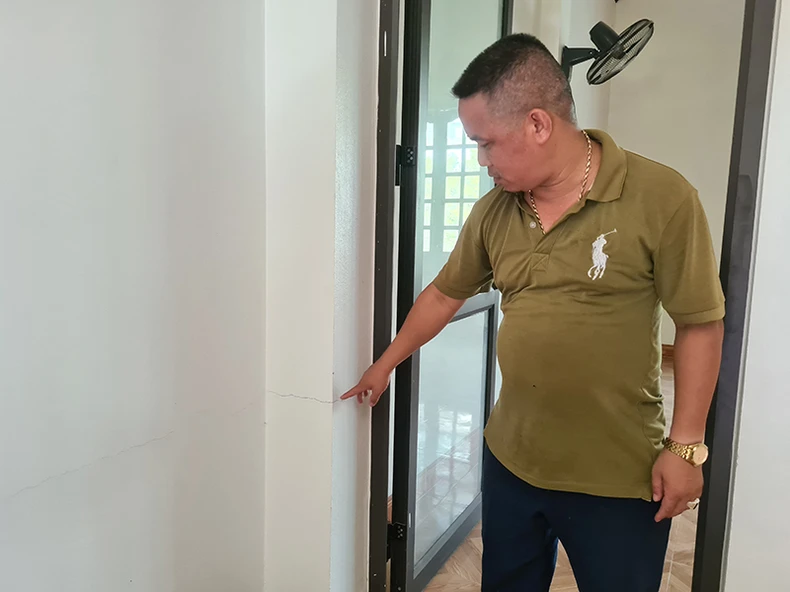 Cần làm rõ nguyên nhân các hộ dân ở Cao Bằng bị nứt tường nhà -0