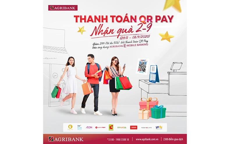 Agribank triển khai nhiều chương trình tri ân, ưu đãi dịp Quốc khánh 2-9 -0