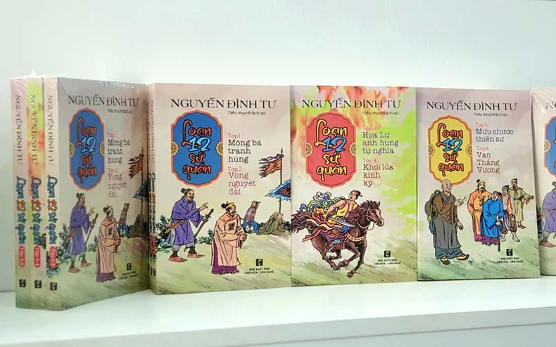 Bộ tiểu thuyết lịch sử “Loạn 12 sứ quân” trở lại với độc giả -0