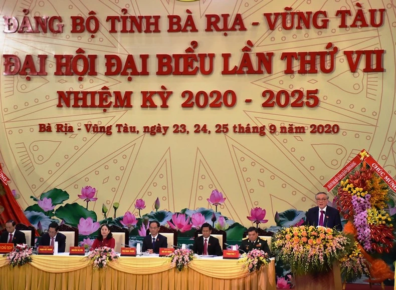 Khai mạc Đại hội Đảng bộ tỉnh Bà Rịa - Vũng Tàu lần thứ 7 -0