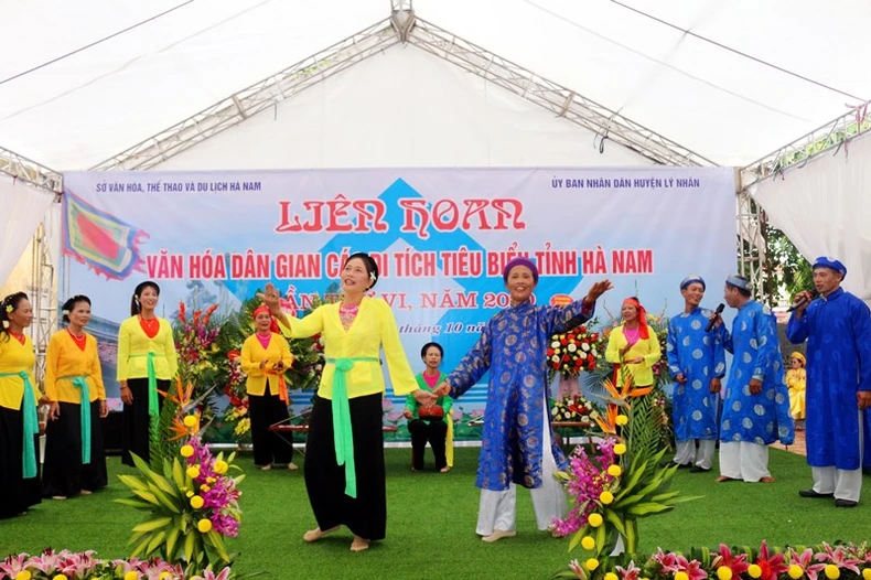 Liên hoan văn hóa dân gian các di tích tiêu biểu tỉnh Hà Nam -0