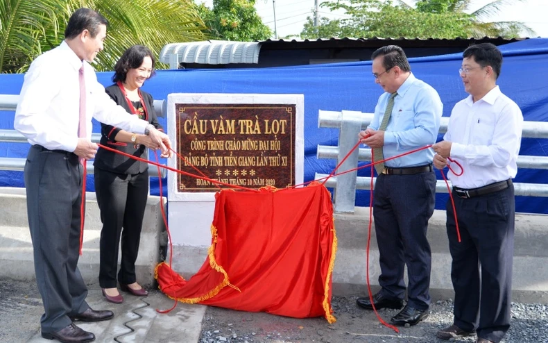 Nhiều công trình chào mừng Đại hội Đảng bộ tỉnh Tiền Giang -0