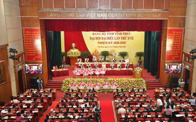 Khai mạc Đại hội Đảng bộ tỉnh Vĩnh Phúc lần thứ 17 -0