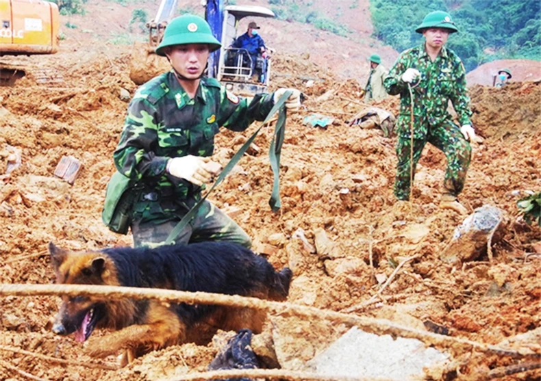 Đã xác định vị trí hai thi thể cuối cùng bị vùi lấp tại điểm sạt lở ở Đoàn 337 -0