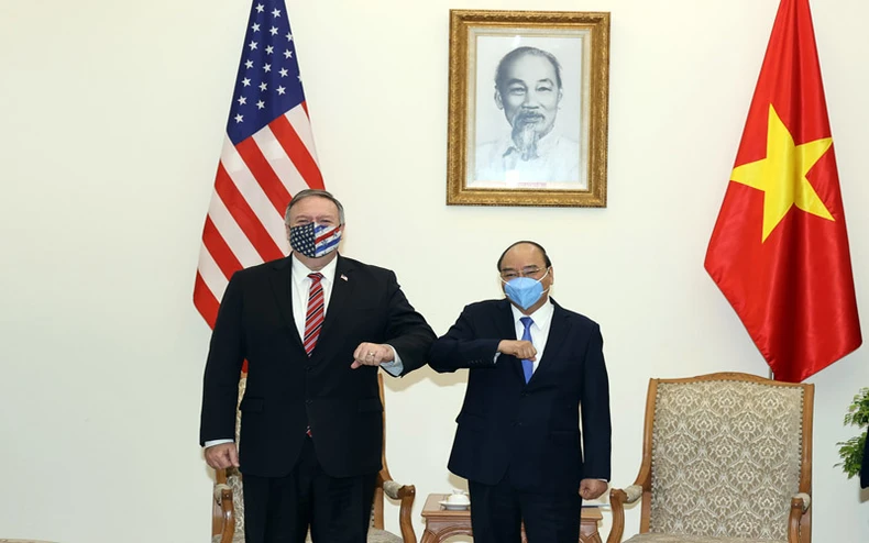 Thủ tướng Chính phủ Nguyễn Xuân Phúc tiếp Ngoại trưởng Hoa Kỳ Michael Pompeo -0
