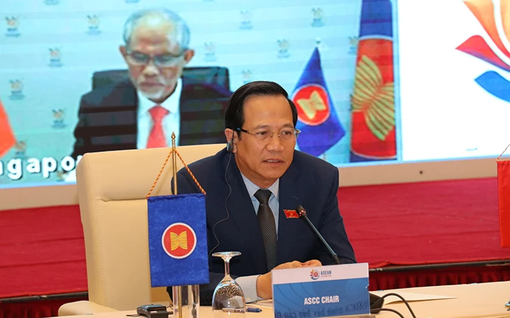 Hội nghị Hội đồng Cộng đồng Văn hóa - Xã hội ASEAN lần thứ 24 tổ chức trực tuyến -0