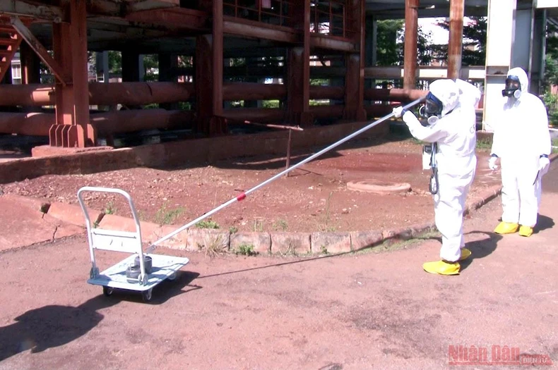 Diễn tập ứng phó sự cố bức xạ và hạt nhân tại Lâm Đồng -0