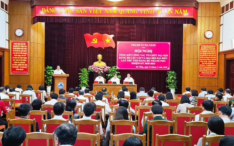 Đà Nẵng tổ chức Hội nghị tổng kết công tác tổ chức đại hội Đảng bộ -0