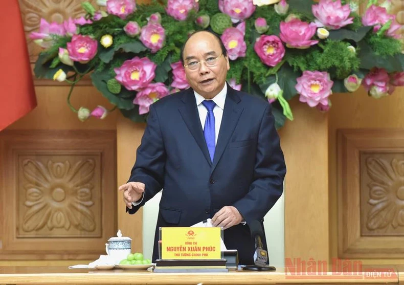 Thủ tướng Nguyễn Xuân Phúc gặp mặt các doanh nghiệp có sản phẩm đạt Thương hiệu quốc gia Việt Nam -0