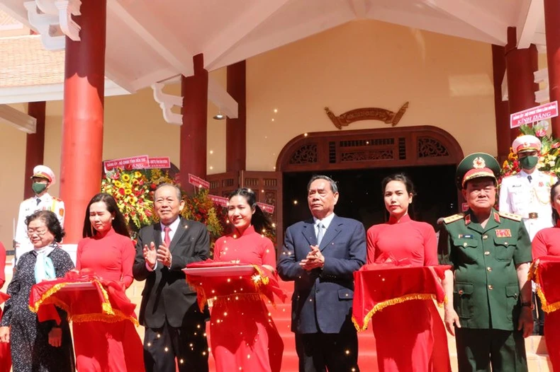 Khánh thành Đền thờ liệt sĩ, Khu di tích lịch sử quốc gia đồn Long Khốt -0