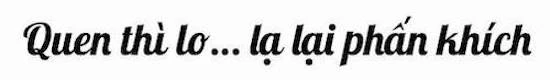 Lên đường… lo sợ, phấn khích, cô đơn -0
