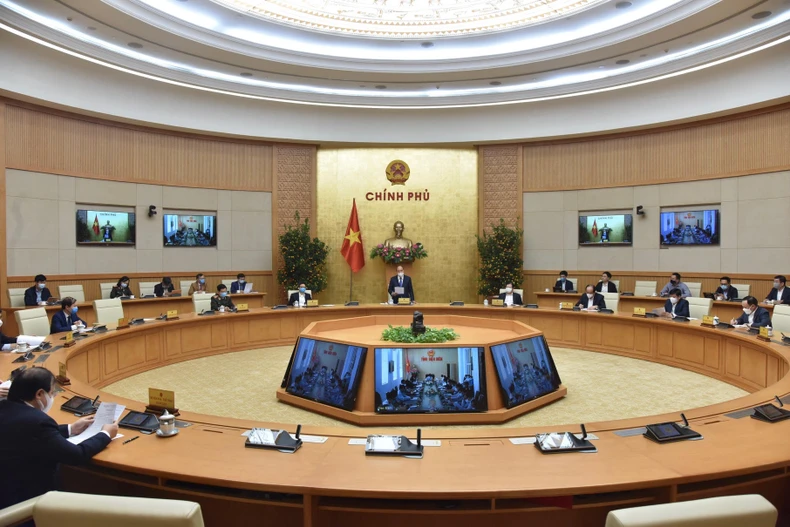 Thường trực Chính phủ họp ứng phó Covid-19 -0
