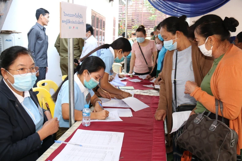 Lào tiến hành bầu cử Quốc hội khóa IX -0
