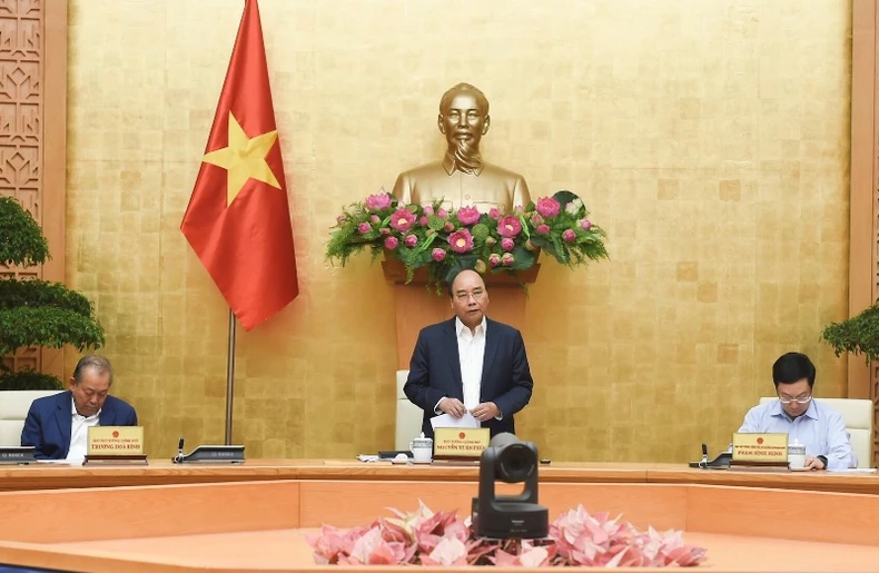 Thường trực Chính phủ họp ứng phó dịch Covid-19 -0