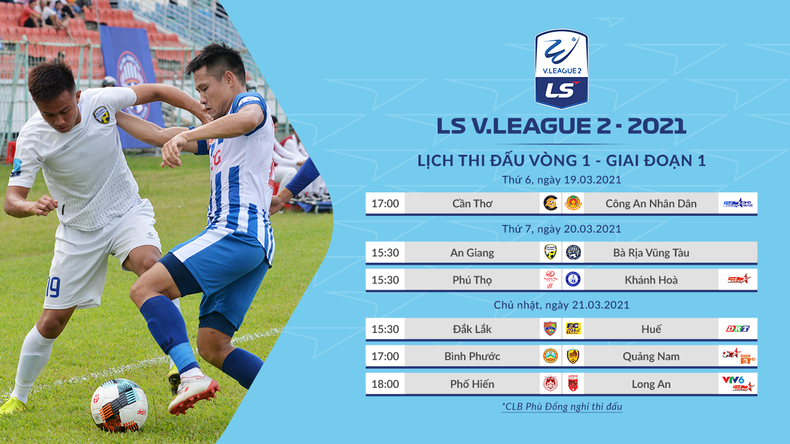 Giải bóng đá hạng nhất Quốc gia 2021 khởi tranh với 13 đội bóng -0