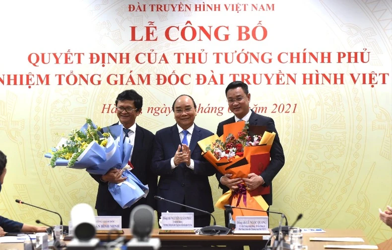 Thủ tướng Nguyễn Xuân Phúc dự Lễ công bố Quyết định bổ nhiệm Tổng Giám đốc VTV -0