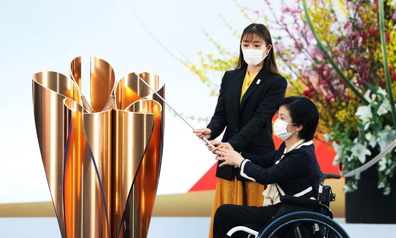 Lễ rước đuốc Olympic Tokyo chính thức bắt đầu -0