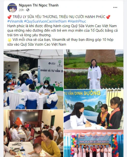 Vinamilk phát động chiến dịch “Triệu ly sữa yêu thương, triệu nụ cười hạnh phúc” -0