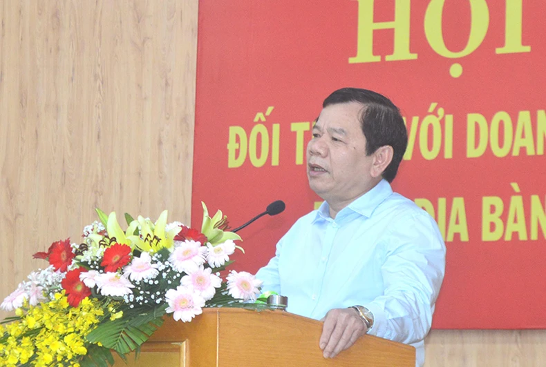 Lãnh đạo tỉnh Quảng Ngãi đối thoại với doanh nghiệp -0