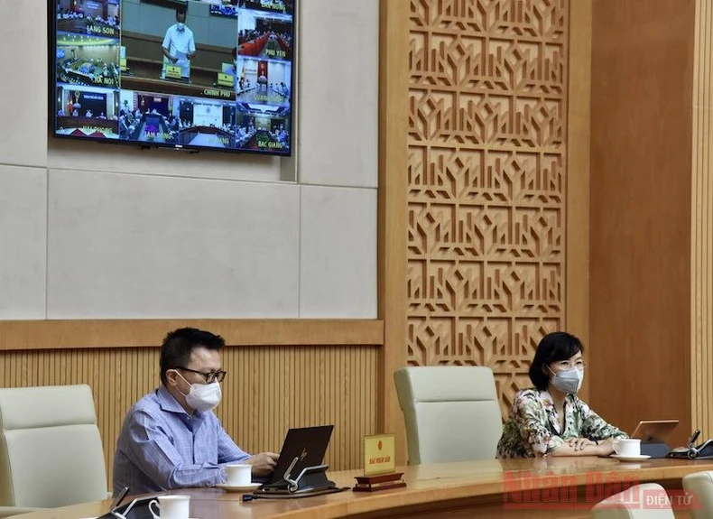 Thủ tướng chủ trì hội nghị trực tuyến toàn quốc về giải pháp cấp bách phòng, chống dịch -0