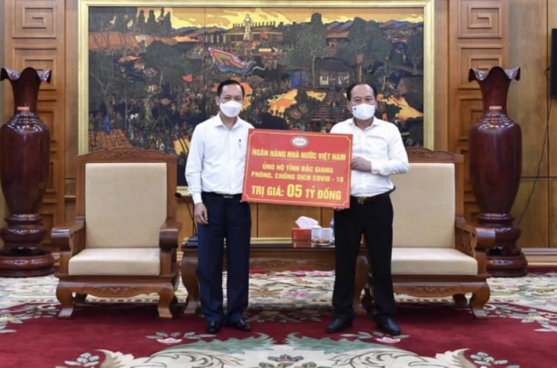 Ngân hàng Nhà nước ủng hộ Bắc Ninh và Bắc Giang chống dịch -0
